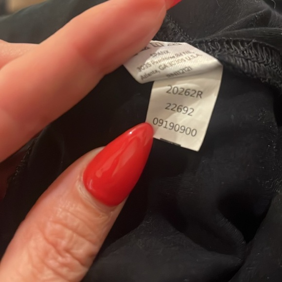 SPANX Ponte Ankle High Waisted Leggings split hem NWOT 2X black - Picture 6 of 10